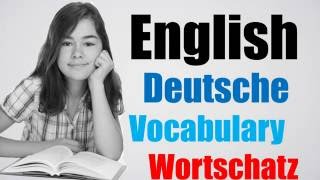 Video116 DeutschEnglisch Wortschatz Übersetzung German English für Unternehmen Geschäfts Business [upl. by Aitnahs]