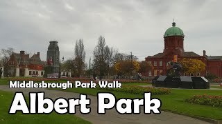 Albert Park Middlesbrough  Park Walk 2020 [upl. by Sukin28]