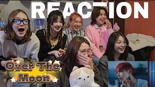 TXT 투모로우바이투게더 Over The Moon Official MV  REACTION with BaseLineBL and friends [upl. by Shear]