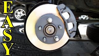 How to Replace Front Brakes Pads and Rotors [upl. by Ybok734]