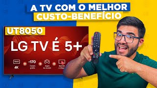 TV LG 5 em 1 UT8050  A Smart TV com 5 ANOS de ATUALIZAÇÃO e menor preço da LG BRASIL [upl. by Nickolaus858]