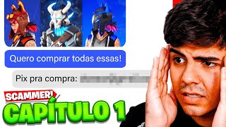 ELE TENTOU ME VENDER O PASSE DO CAPÍTULO 1  TROLLANDO SCAMMERS [upl. by Fredel]