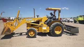 John Deere 210LE 4x4 Skip Loader [upl. by Lenahc]