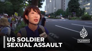 Okinawa trial US soldier charged with sexual assault of minor [upl. by Stodder]