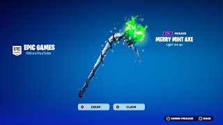 HOW TO GET MINTY PICKAXE FOR FREE IN FORTNITE 2024 [upl. by Gans172]