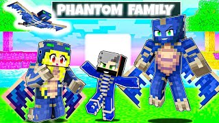 FOUND by the PHANTOM FAMILY in Minecraft Hindi [upl. by Adelle]