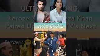 Ayeza khan and Feroze khan New Drama❤ayezakhandanishtaimoorrahejunoonjannisarjanejahanshabrez [upl. by Ertnod]