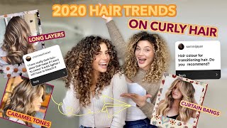 CURLY HAIR MAKEOVER  ANSWERING YOUR QUESTIONS ABOUT COLOR DAMAGE [upl. by Ateekan]