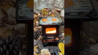 KAMP SOBASINDA YUMURTA PİŞİRDİM WİNNERWELL STOVE KAMP SOBASI [upl. by Adamski394]