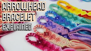 ARROWHEAD BRACELET TUTORIAL CC  Beginner Friendly [upl. by Ellehsar]