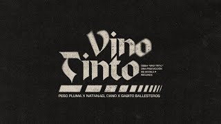 VINO TINTO Lyric Video  Peso Pluma Natanael Cano Gabito Ballesteros [upl. by Oiramal]