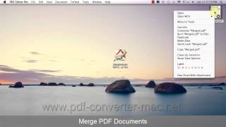 PDF Editor Mac How to Split and Merge PDF documents [upl. by Shanie]