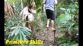 Primitive Skills Stilt Primitive [upl. by Annahaj]