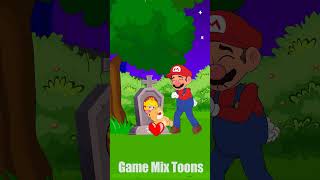 Help Peach get Luigi out of the tree insideout2 joy mario animation funny [upl. by Einahpats]