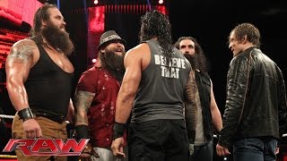 The Wyatt Family appears on quotMiz TVquot Raw Sept 14 2015 [upl. by Rilda]