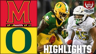 Maryland Terrapins vs Oregon Ducks  Full Game Highlights  ESPN College Football [upl. by Cappello]