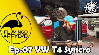 👉 Ep07 👆Barras de TORSIÓN👆 VW T4 Syncro by Northcampers [upl. by Yevol]