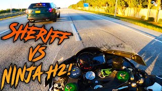 Police Get TROLLED By Bikers Rippin Wheelies😂 Better Luck Next Time Officer  Bikes VS Cops 96 [upl. by Niwde]