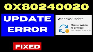 Windows update error code 0x80240020 on Windows 11  10 Fixed [upl. by Orms]