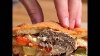 Deep Fried Burger  GrubHub  Food [upl. by Maidie]