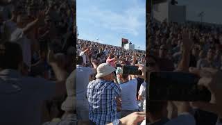 England v Australia Headingley Leeds Ashes 2019  Drunk downs pint crowd go wild [upl. by Gnot]