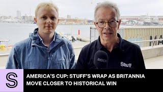 America’s Cup Stuff’s wrap as Britannia move closer to historical win  Stuffconz [upl. by Melicent421]