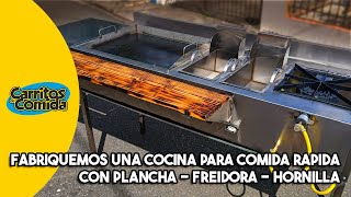 Fabriquemos una cocina para Comida Rapida cocina industrial [upl. by Tracy]