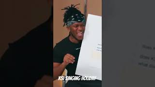 KSI singing Holiday without autotune 💀 ksi holiday thickofit [upl. by Amilb667]