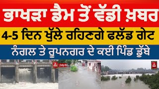 BIG ALERT Bhakra Dam  bhakra gatestoremainopenfornext45days Rupnagar and nangal flood [upl. by Schofield]