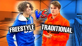 FREESTYLE VS TRADITIONEEL GAME OF TRAMP II Arco vs Milco [upl. by Cinderella]