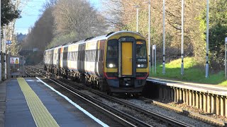 4K South Western Railway 159s at Addlestone on diversion 020324 [upl. by Nuahsad]