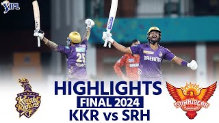 KKR vs SRH IPL 2024 Final Highlights Kolkata Knight Riders vs Sunrisers Hyderabad Match Highlights [upl. by Knowling]