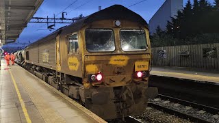 Trains at Bletchley 251024 [upl. by Asillim]