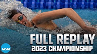 2023 NCAA DIII swimming and diving championship Day two full replay [upl. by Lav]