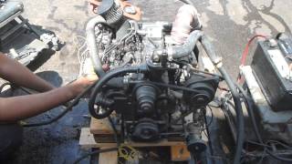 Yanmar 3TNE 20 HP Complete Marine Diesel EngineTransmission [upl. by Nanyt944]