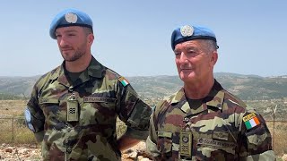 Father and son in the Irish defence forces speak about their UN deployment in Lebanon [upl. by Mufinella]