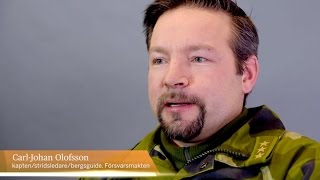 Nominerad Framtidschef 2015 CarlJohan Olofsson kapten vid Försvarsmakten [upl. by Carson]