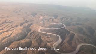 Landing approach to Salalah airport [upl. by Alexander598]