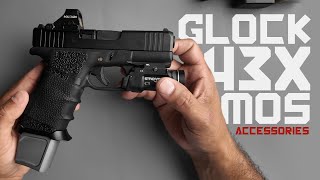 ALL THE ACCESSORIES YOU NEED FOR YOUR GLOCK 43X MOS [upl. by Nat]