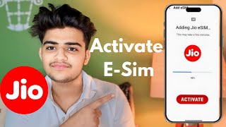 Jio eSIM Activation at Home in 2 Minutes  How to Convert Jio Physical sim to eSIM on iPhone  2024 [upl. by Carri]