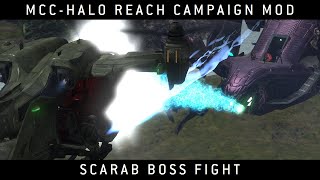 Halo MCC Halo Reach Campaign Mod  Scarab Boss Fight [upl. by Cohen]