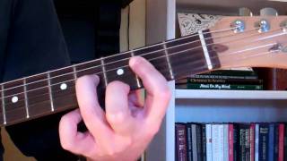 How To Play the A9 Chord On Guitar A ninth [upl. by Yreffeg]