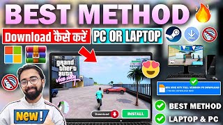 😍Finally Download amp Play GTA VICE CITY In Pc 2024  Gta Vice City Pc Install  100  Working Trick [upl. by Aoht]