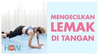 Cara Mengecilkan Lengan Tanpa Diet dan Gym  Video Fitness Pemula [upl. by Ariaz]