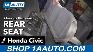 How to Replace Rear Seat 0511 Honda Civic [upl. by Helge]