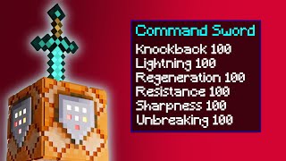 How to get a Command Block Sword in Minecraft Bedrock [upl. by Darbie]