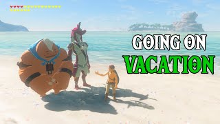 Taking Sidon and Yunobo on Vacation  Zelda Breath of the Wild [upl. by Lucienne]