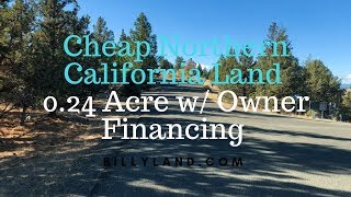 Northern California Land for Sale 024 Acres Siskiyou County Owner Financing [upl. by Saeger751]