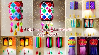 6Diwali lantern making at home  Diwali kandil making idea  Diwali decoration Lantern Tutorial DIY [upl. by Firestone866]