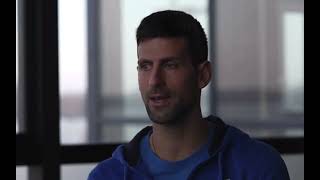 Novak Djokovic in BBC Interview  Best OF [upl. by Hannazus]